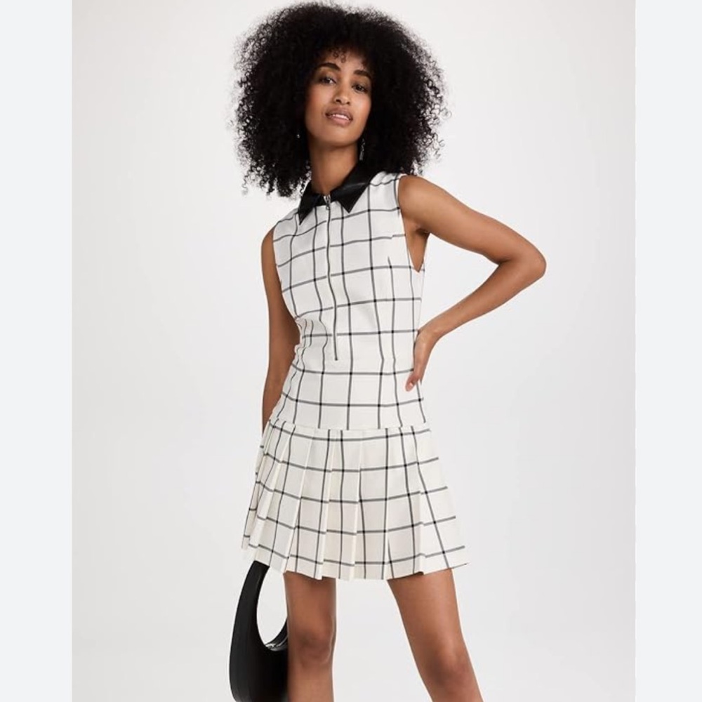 Alice + Olivia Classics Black and White Dress